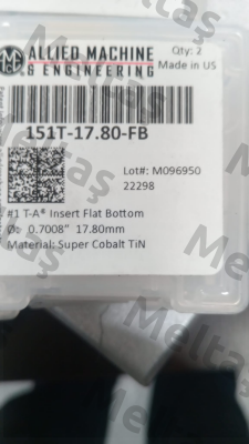 151T-17.80-FB Allied Machine-Engineering