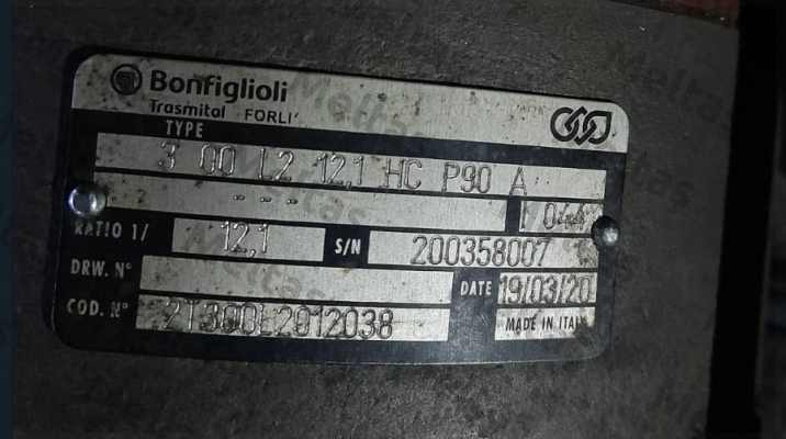 3 00 L2 12.1HC P90 A Bonfiglioli