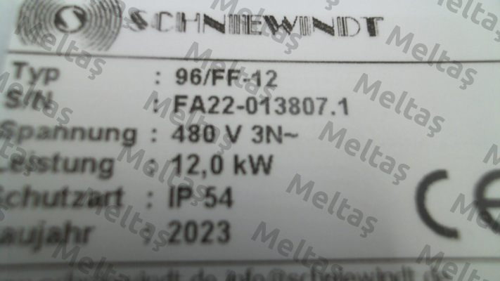 96/FF-12-480 Schniewindt