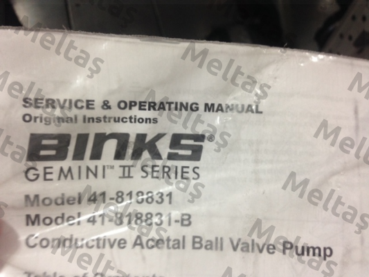 41-818831 Binks