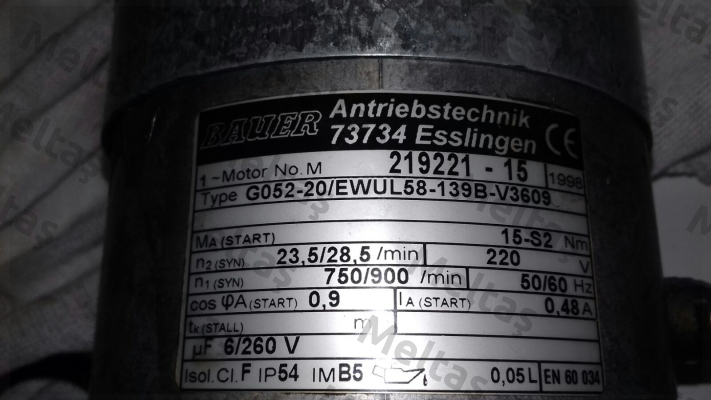 219221-15  OEM for Stoll   Bauer