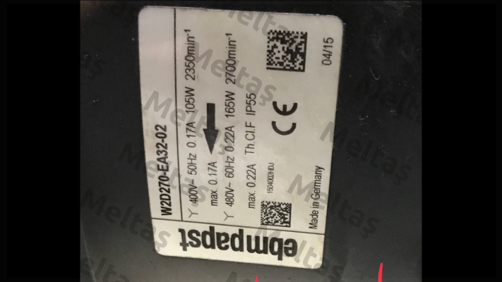W2D270-EA32-02 - OEM EBM Papst