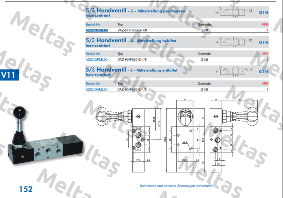 5213C ML90 AZ Pneumatica