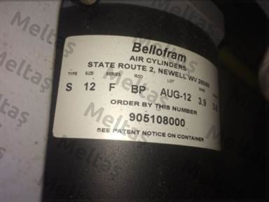 905-108-000 Bellofram
