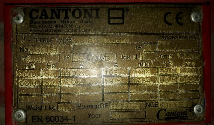 2SIEL 250 M-4 Cantoni