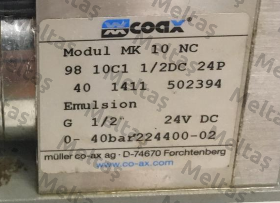 MK 10 NC (502394) Coax
