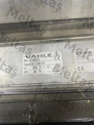 0190074/00 / LSV7/60-4000HS Vahle