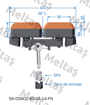 0144059/03 / SK-DSW2/40VP-04-14-FN-R15 Vahle