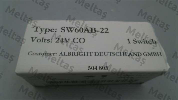 SW 60AB22/24V  504803 Albright