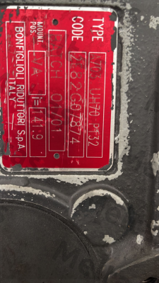 A 70 3 UH70 141.9 P132 VA Bonfiglioli