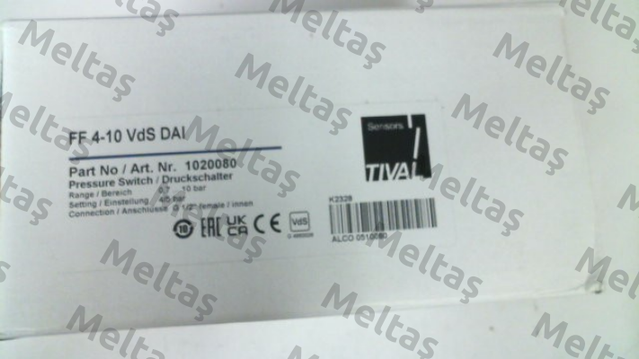 P/N: 1020080, Type FF4- 10 VdS DAI Tival-Sensors