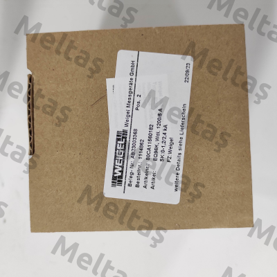 80CA11560182 Weigel