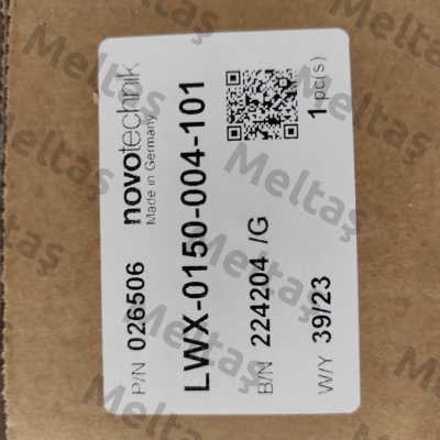 P/N: 400026506, Type: LWX-0150-004-101 Novotechnik