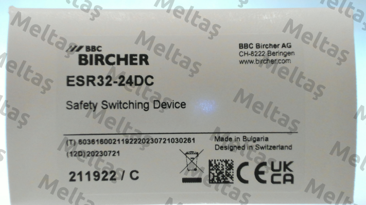 211922 / ESR32-24VDC Bircher