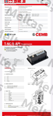 T-NC/8-API/9/1/1/2 Cemb